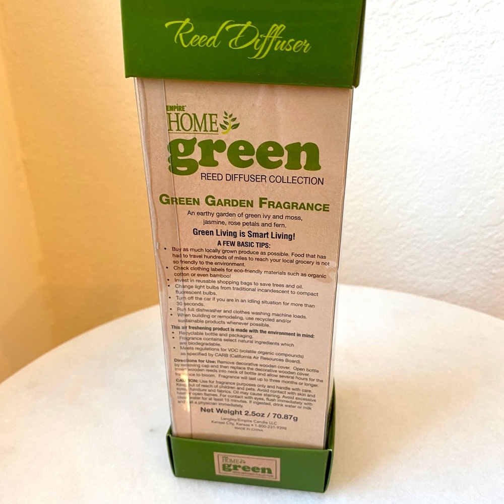 Green Garden Reed Diffuser - Picture 5 of 5
